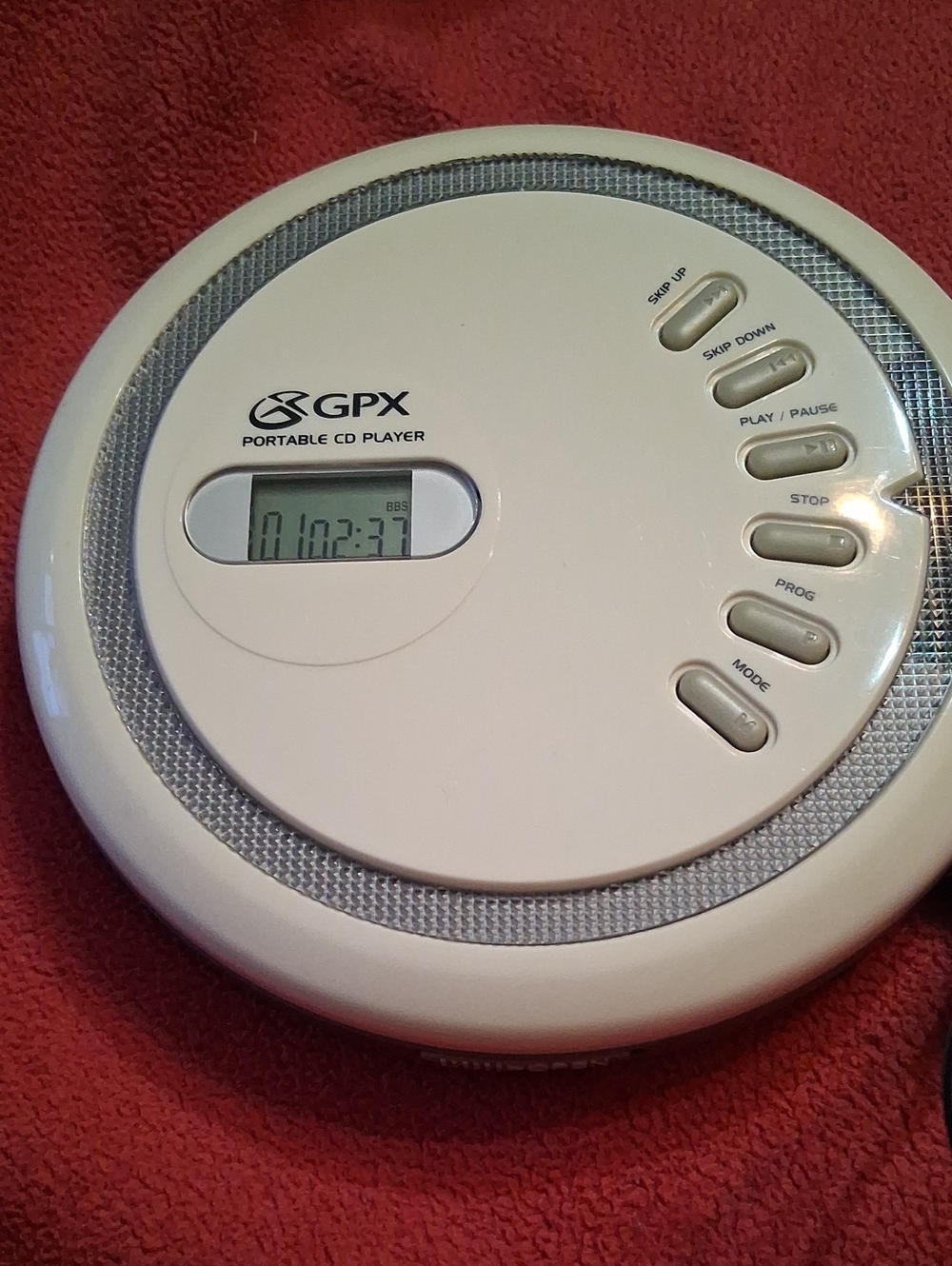 GPX Portable CD Player - White
